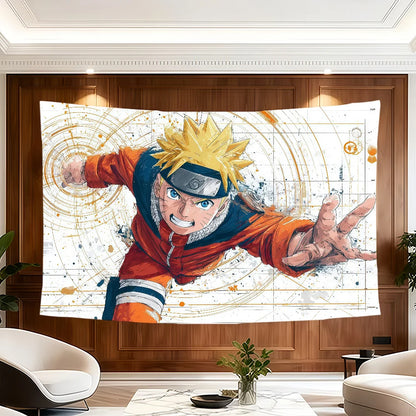 N-NARUTO Naruto Uzumaki-N flag Decorative Banners Suitable For Outdoor Camping Family Parties And Garden Walls Gift