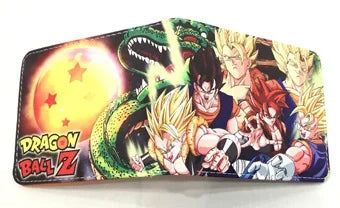 Dragon Ball Son Goku Multifunctional Card Purse Cartoon PU Wallet Personality Creativity Simple Foldable Coin Boy Birthday Gift