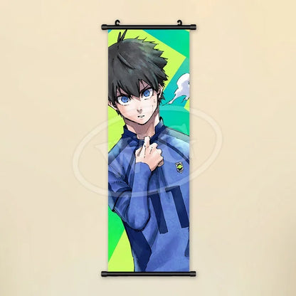 Blue Lock Reo Mikage Canvas Scroll
