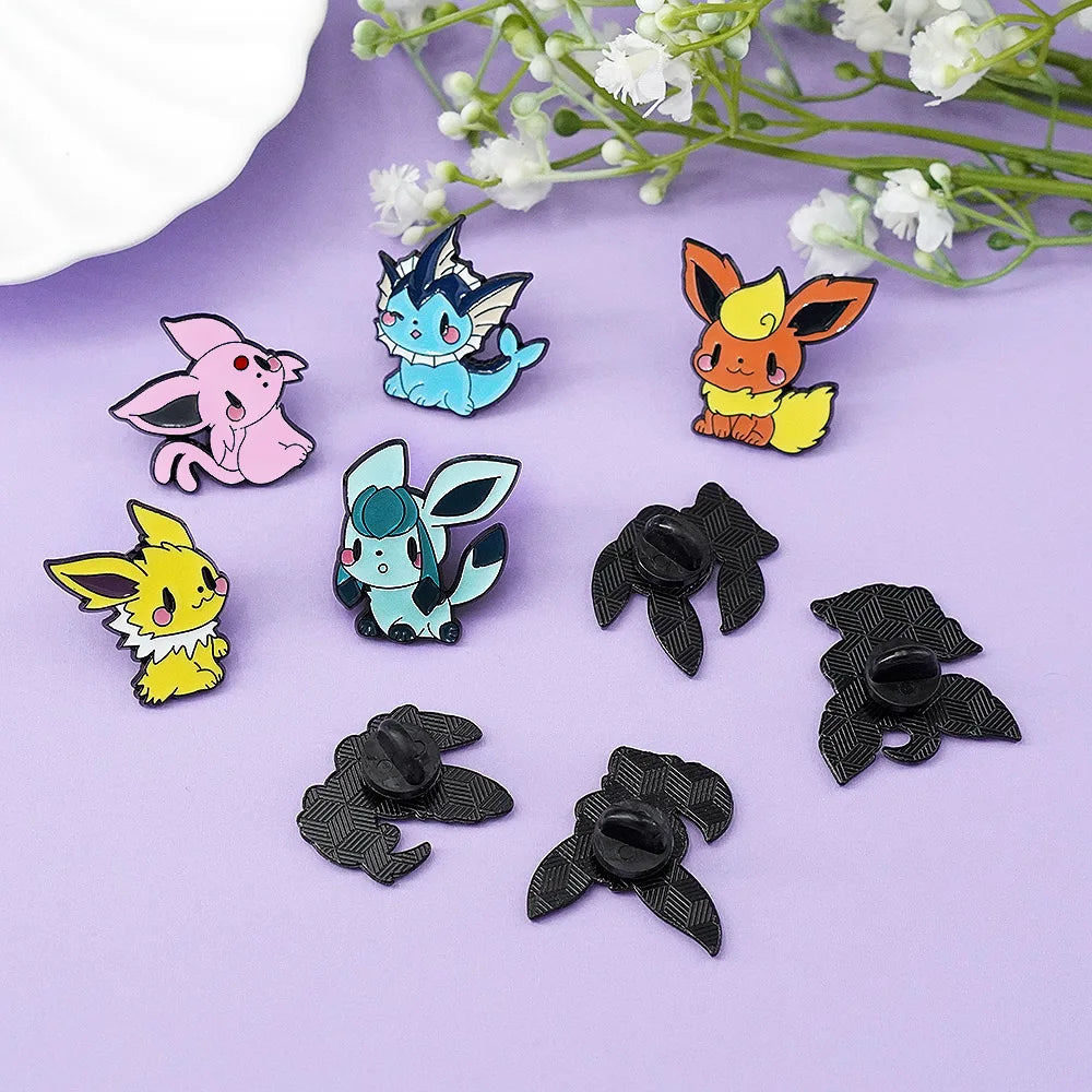 Pokemon Eevee Enamel Pins