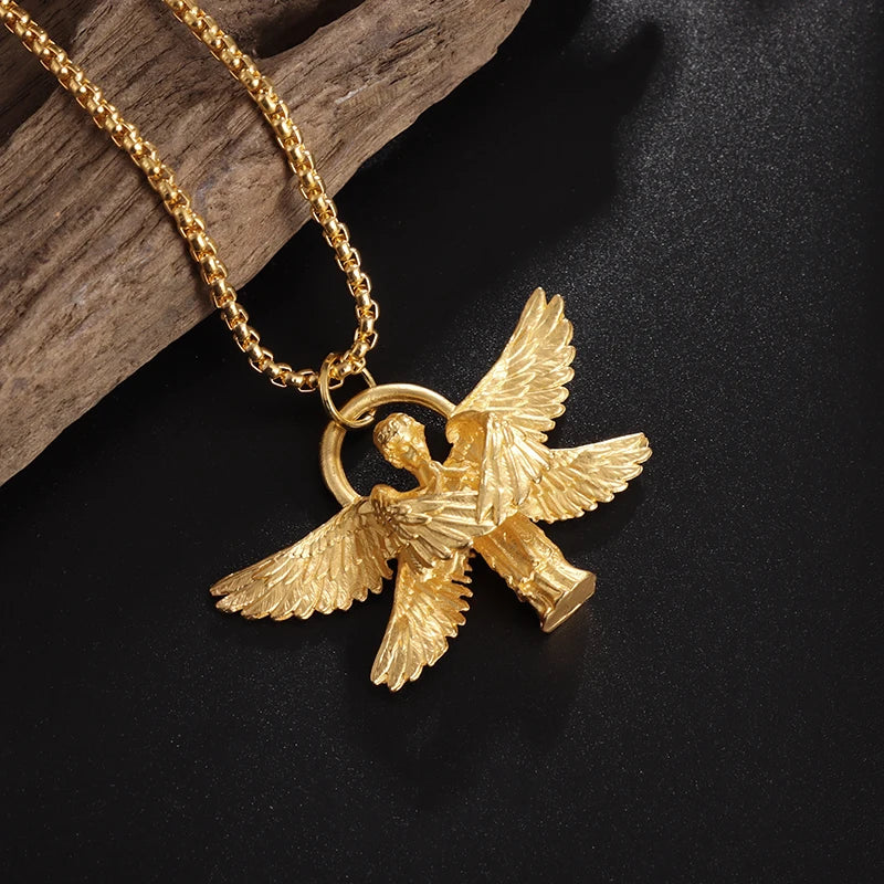 Anime Mecha Girl Pendant Necklace