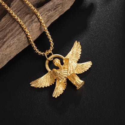 Anime Mecha Girl Pendant Necklace