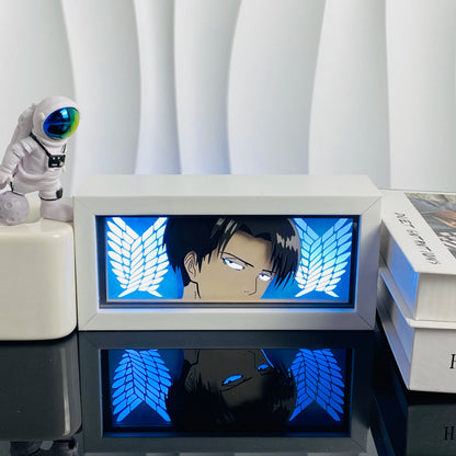Anime Paper Carved LED Lamp