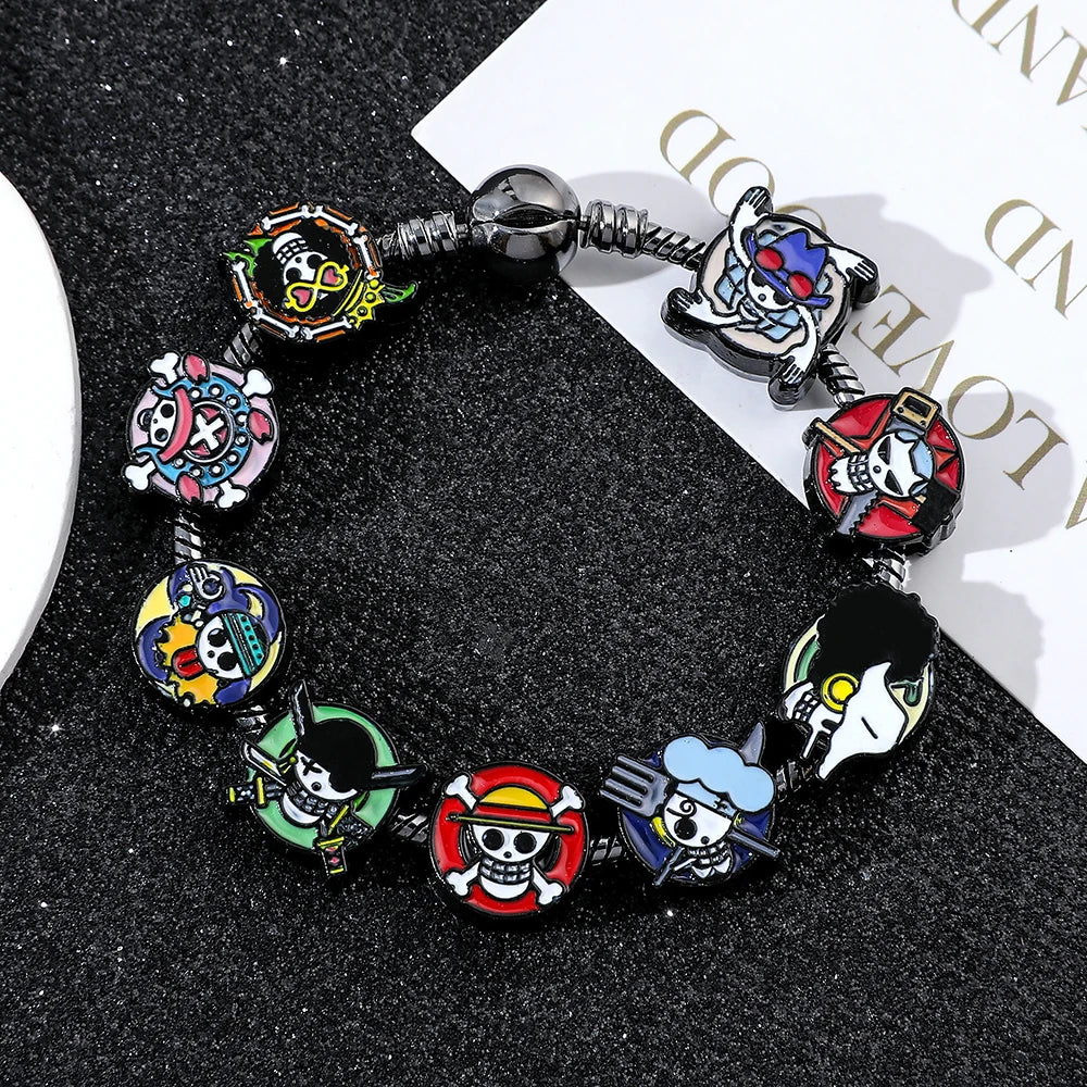 One Piece Luffy Charm Bracelet