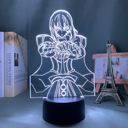 Anime 3d Light Fate Stay Night Saber for Bedroom Decor