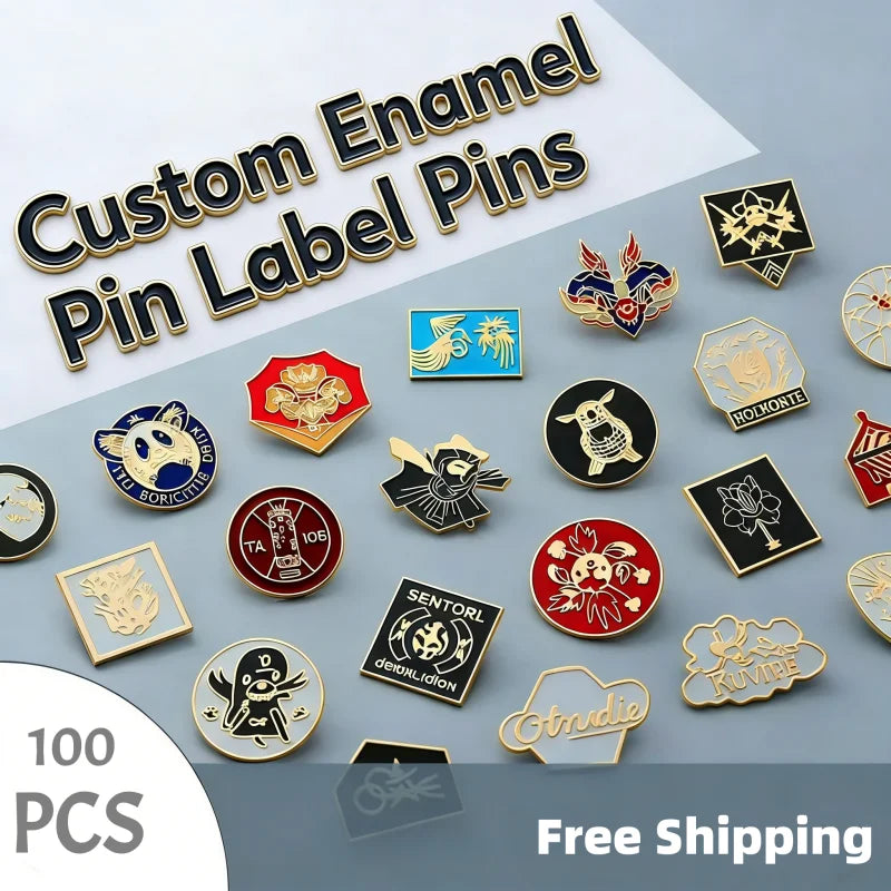Custom Enamel Pin Diy Brooch Pin Make Anime Metal Coin On Backpack Personalized Women's Brooch On Clothes Decor Accessories
