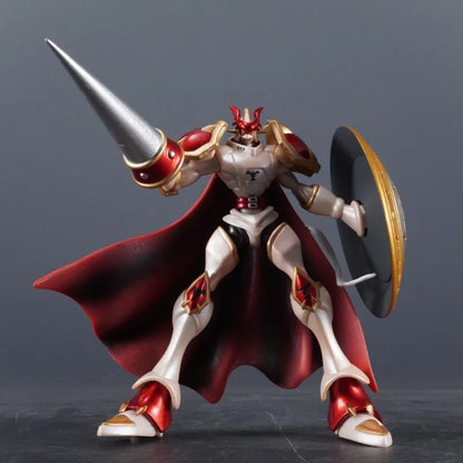 16cm/6.3in Anime Digimon Adventure Figure Royal Knights Dukemon Action Figures Pvc Statue Collection Model Toys Gifts