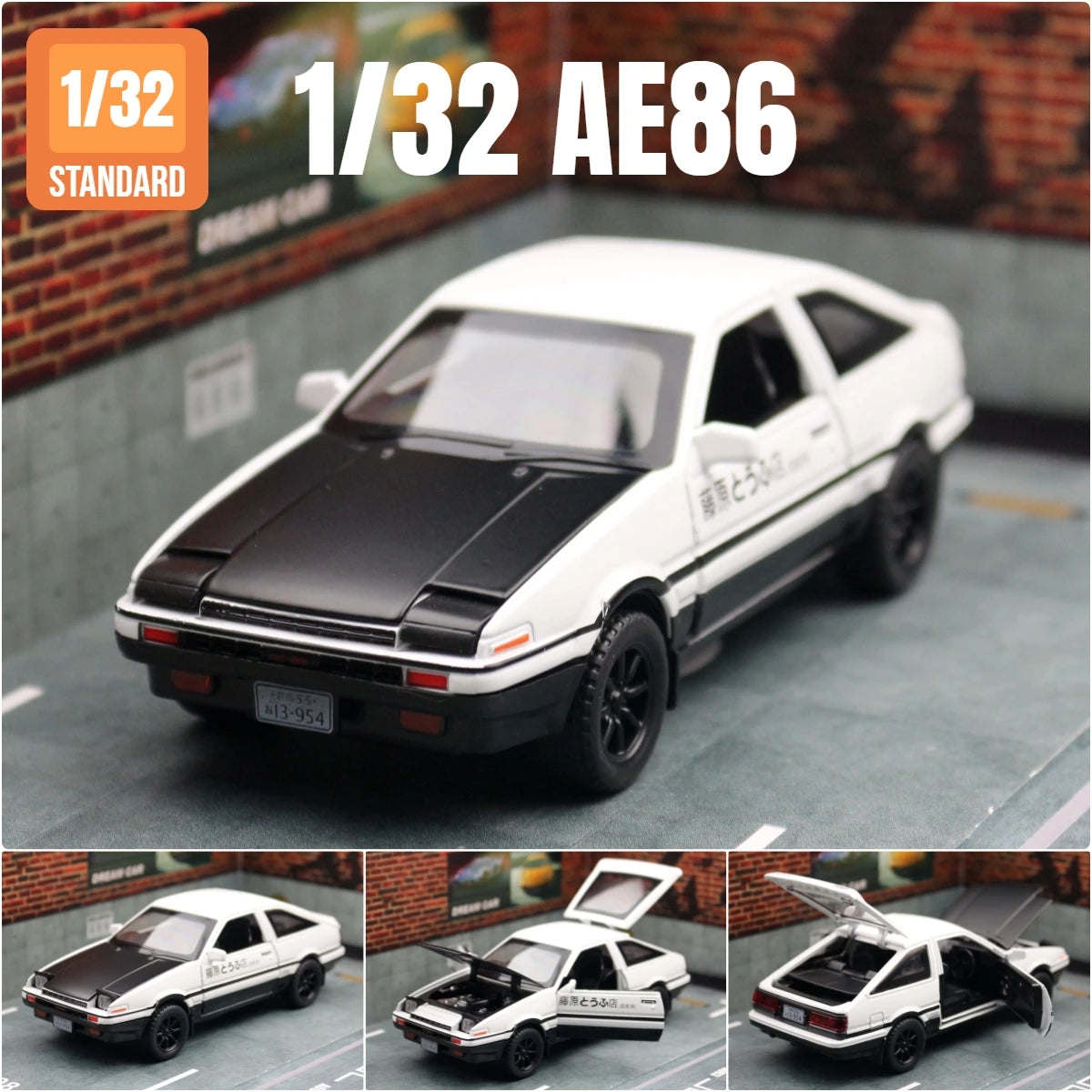 Initial D AE86 Diecast Model