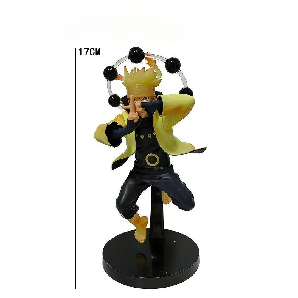 18cm Naruto Anime Figure Uzumaki Naruto Hatake Kakashi Gaara Combat Version Action Figure Collection Model Ornaments Toys Gifts