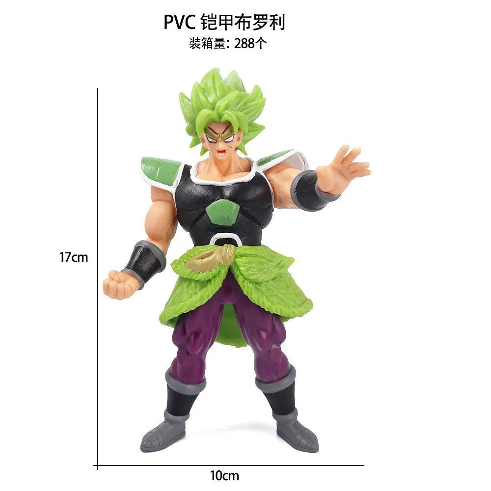 Dragon Ball Z Super Saiyan Son Goku Action Figure Set - Includes Son Gohan Vegeta Broly Piccolo Majin Buu Collectible