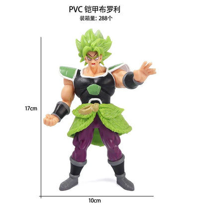 Dragon Ball Z Super Saiyan Son Goku Action Figure Set - Includes Son Gohan Vegeta Broly Piccolo Majin Buu Collectible
