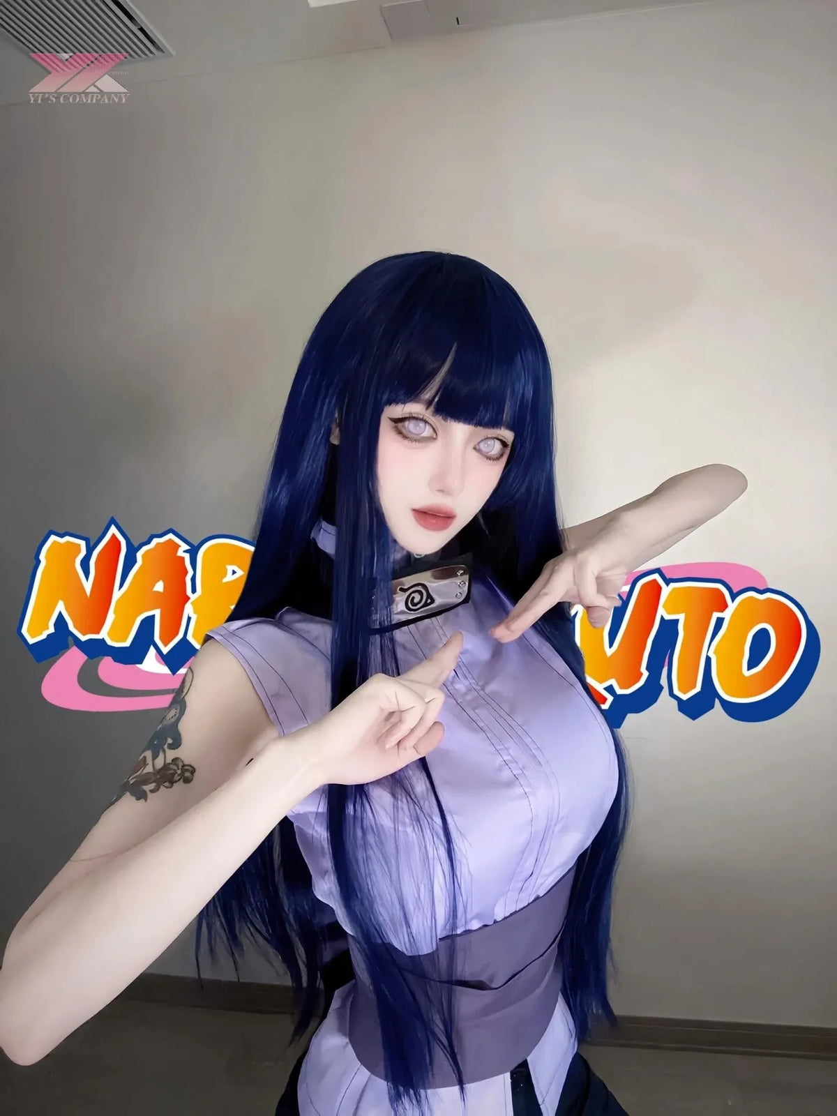 Naruto Hinata Hyuga Cosplay Costume