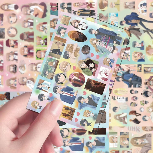 4/8Sheets My Love Story With Yamada-Kun At Lv999 Stickers