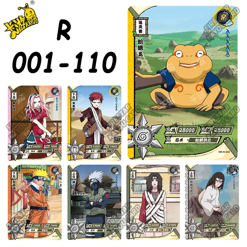 Naruto KAYOU Card Full Set Rare BP NR SE GP CP SP CR MR PR SV SLR OR AR NR UR ZR TR Cards Uzumaki Naruto Anime Collectible Card