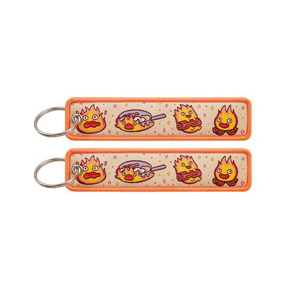 Anime Character Embroidery Keychain