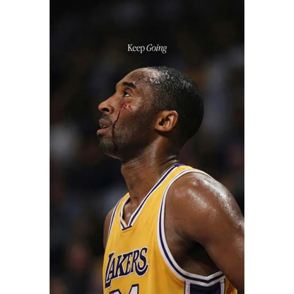 Athlete Mindset Jordan Kobe Canvas Poster
