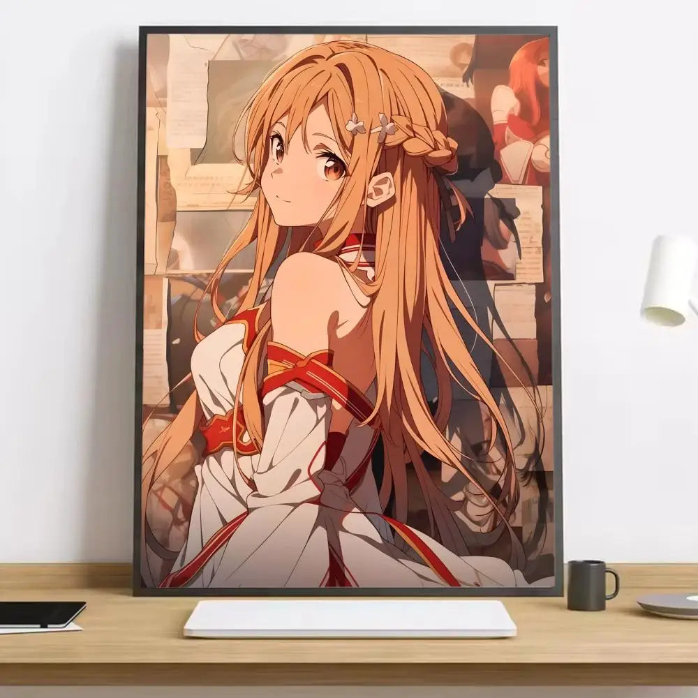 Sword Art Online Kirito Canvas Poster