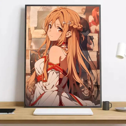 Sword Art Online Kirito Canvas Poster