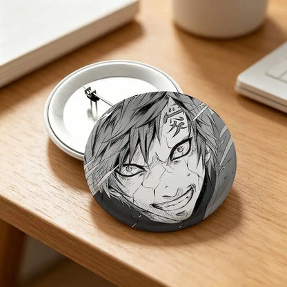 G-Gaara Badges Tinplate Soft Button Pin Brooch Metal Badge Custom Jewelry Accessories Hat Bag Lapel