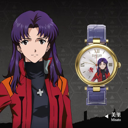 Evangelion Asuka Wrist Watch