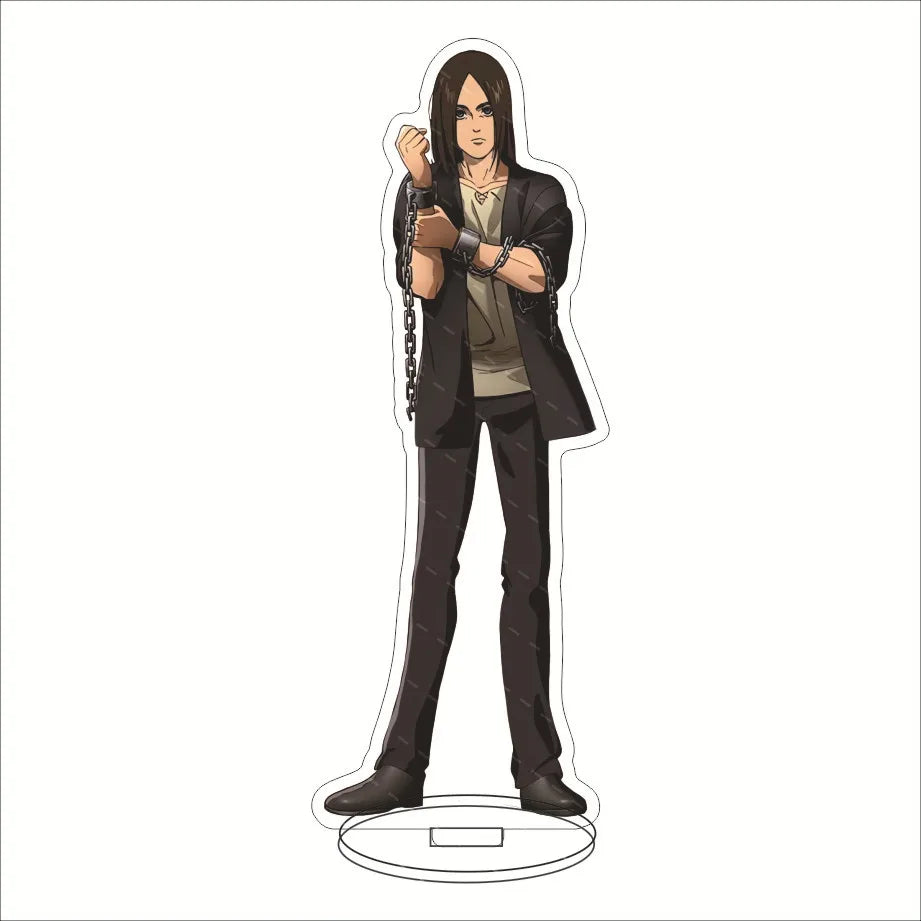 16CM Anime Acrylic Stand‌ Attack on Titan Eren Jaeger Mikasa Ackerman Armin Arlert Connie Springer Cos Figure Ornaments Gifts