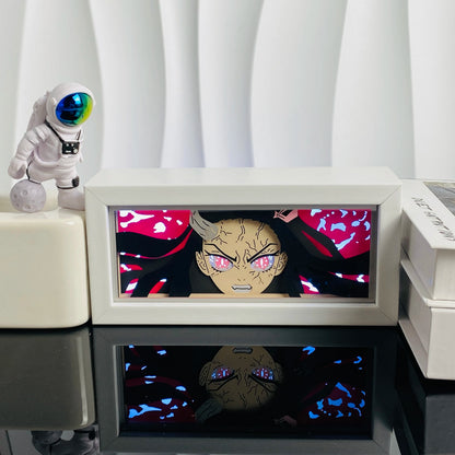 Anime Paper Carved LED Lamp