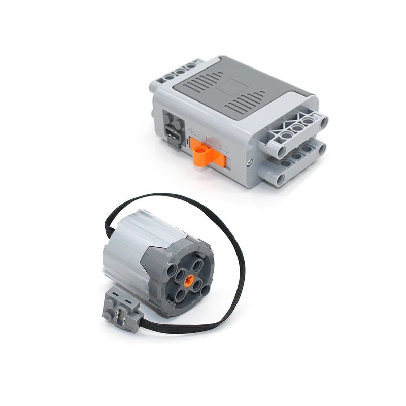 High-tech 2 Speed Compact Gearbox Model Building Blocks Compatible PF Set MOC Transmission Kit Bricks DIY Toys Gift for Children