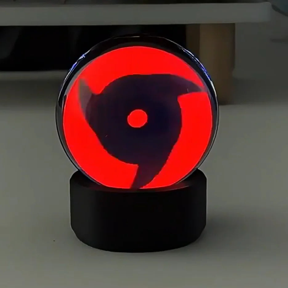 Naruto Sasuke LED Crystal Lamp