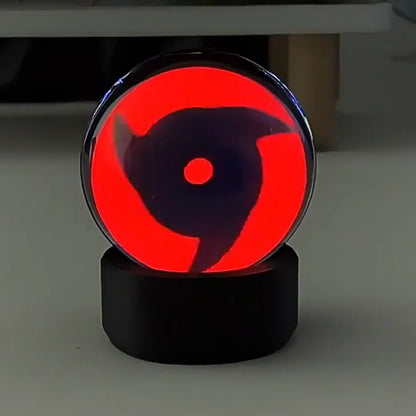 Naruto Sasuke LED Crystal Lamp