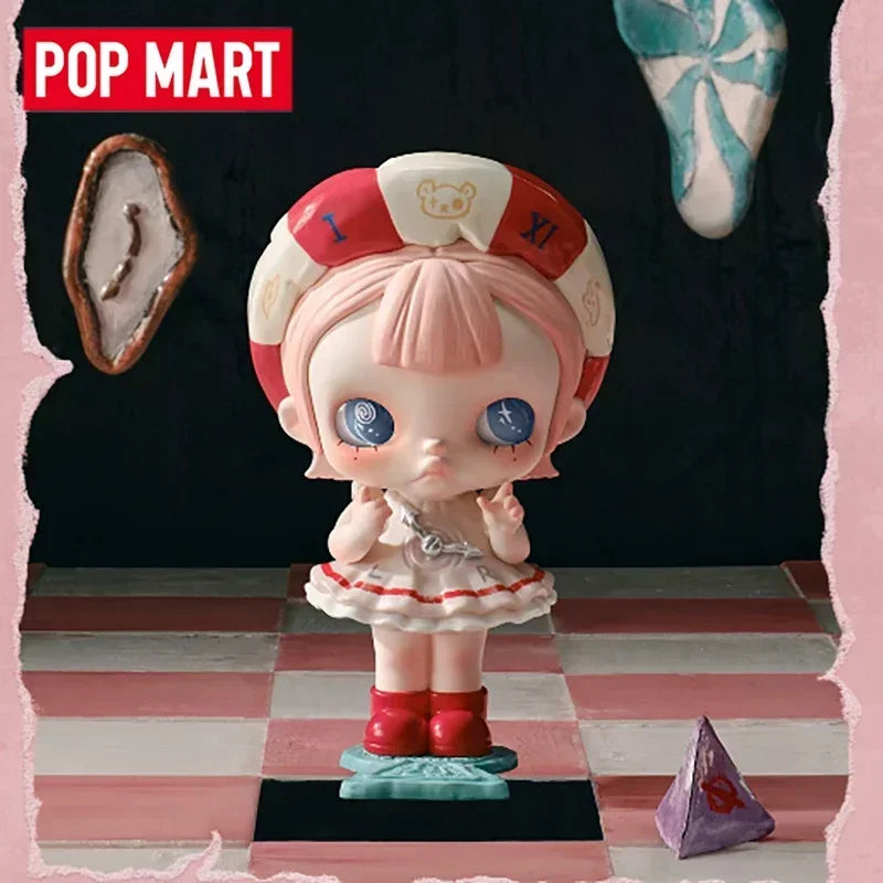 POP MART TINYTINY Sugar Therapy Room Unlock The Key of Answers Series Genuine Blind Box Guess Toys Bag Mystery Box  Ornament