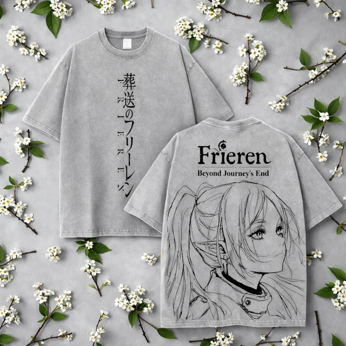 Frieren Graphic Washed T Shirt