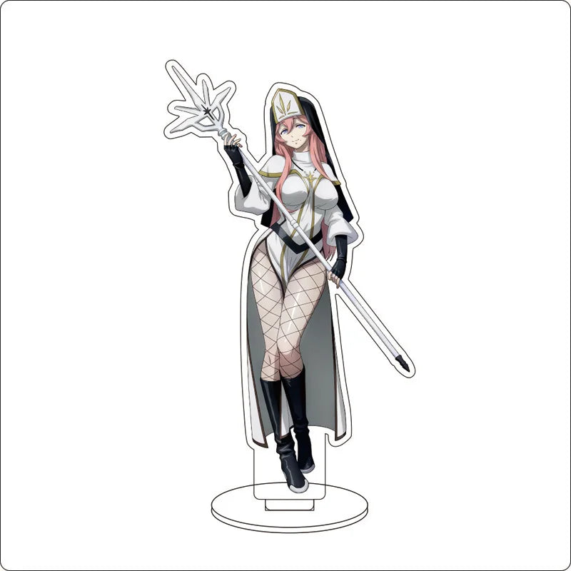 Anime Overlord Acrylic Stand Ornaments Ainz Ooal Gown Shalltear Bloodfallen albedo Cocytus Figure Stand Halloween Gifts