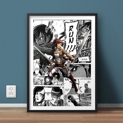 Japan Anime Attack on Titan Poster Cartoon Posters Canvas Painting Wall Art Home Decor Pictures For Living Room Decoration