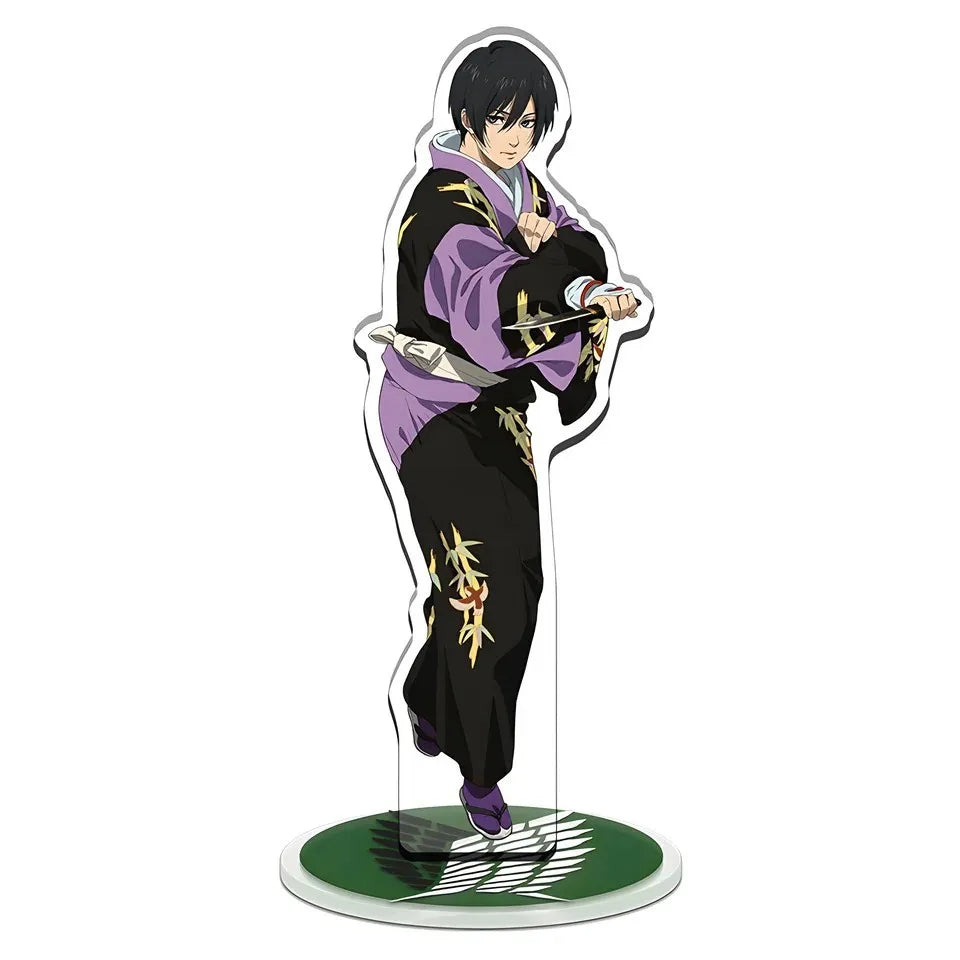Anime Attack on Titan Great War on Titan Mica Model Eren Levi Mikasa Armin Desk Decoration High Standee Figure Desktop Display