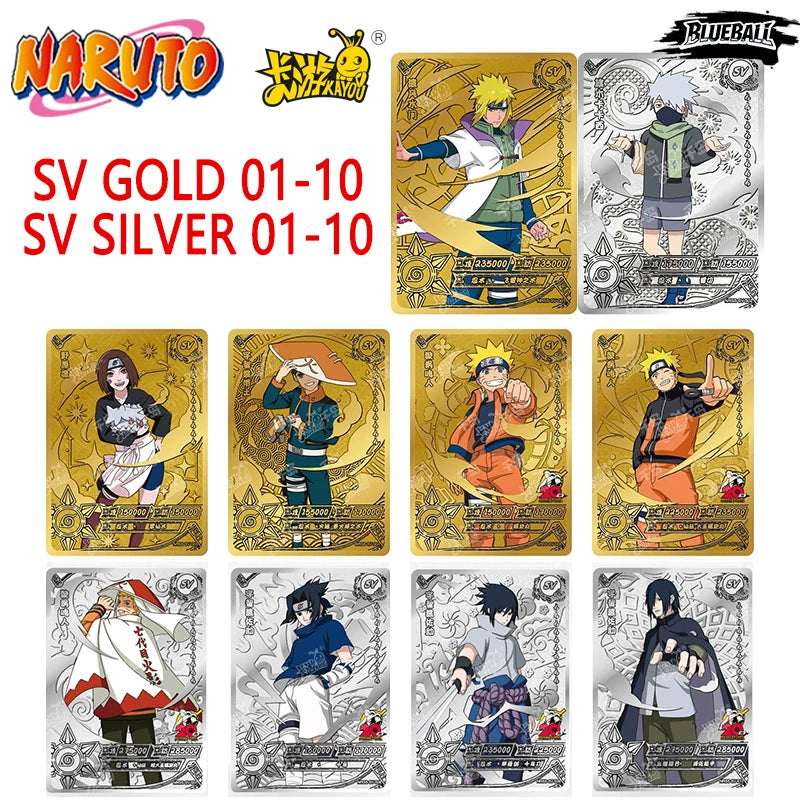 Naruto KAYOU Card Full Set Rare BP NR SE GP CP SP CR MR PR SV SLR OR AR NR UR ZR TR Cards Uzumaki Naruto Anime Collectible Card