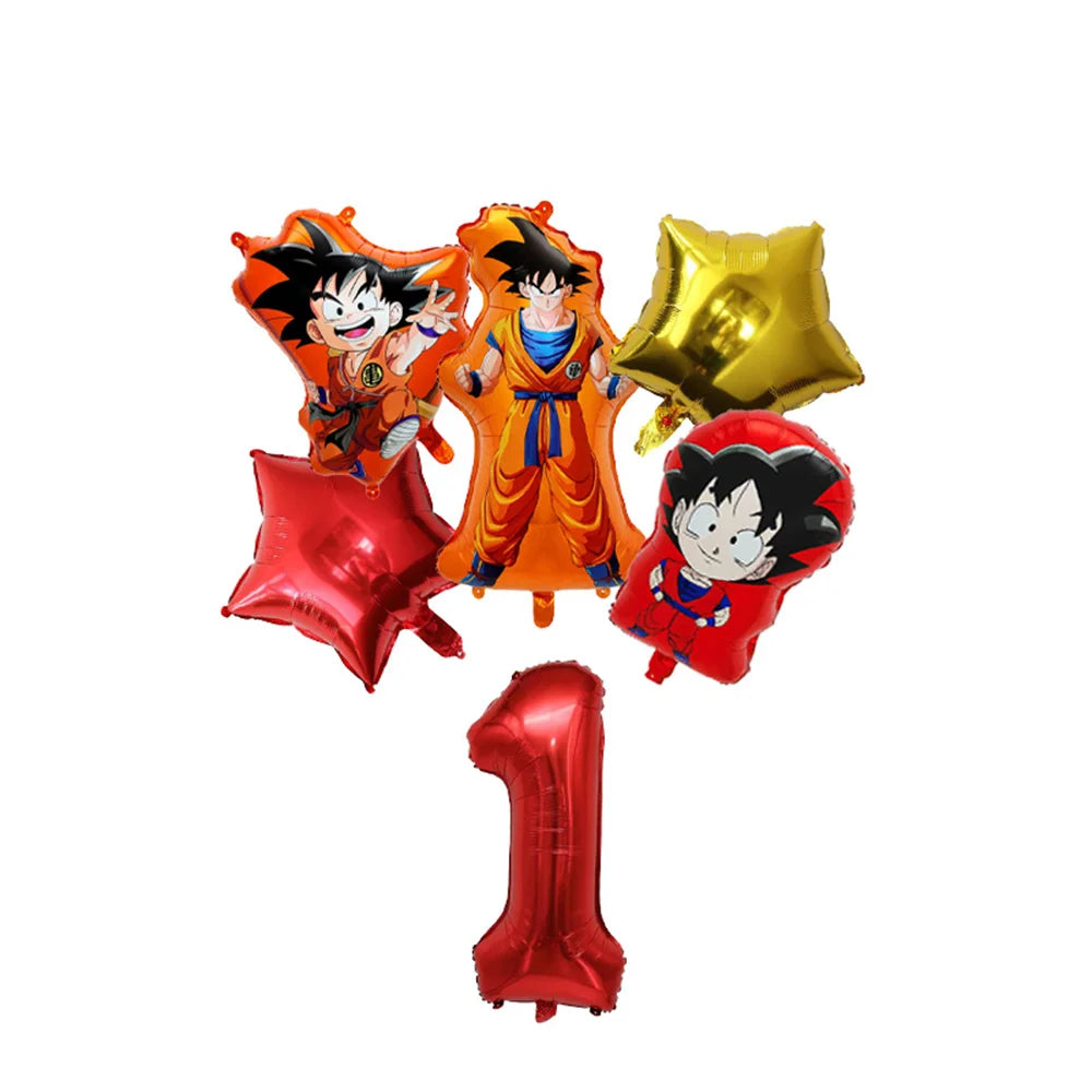 Dragon Ball Birthday Party Decorations Party Supplies Tablecloths Paper Cup Plates Napkin Gift Bags Banners Baby Birthday Shower