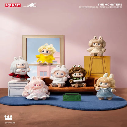 POPMART LABUBU THE MONSTERS HAIR SALON SERIES VINYL PLUSH PENDANT BLIND BOX Mystery Box Doll Cute Anime Figure Ornaments Gift