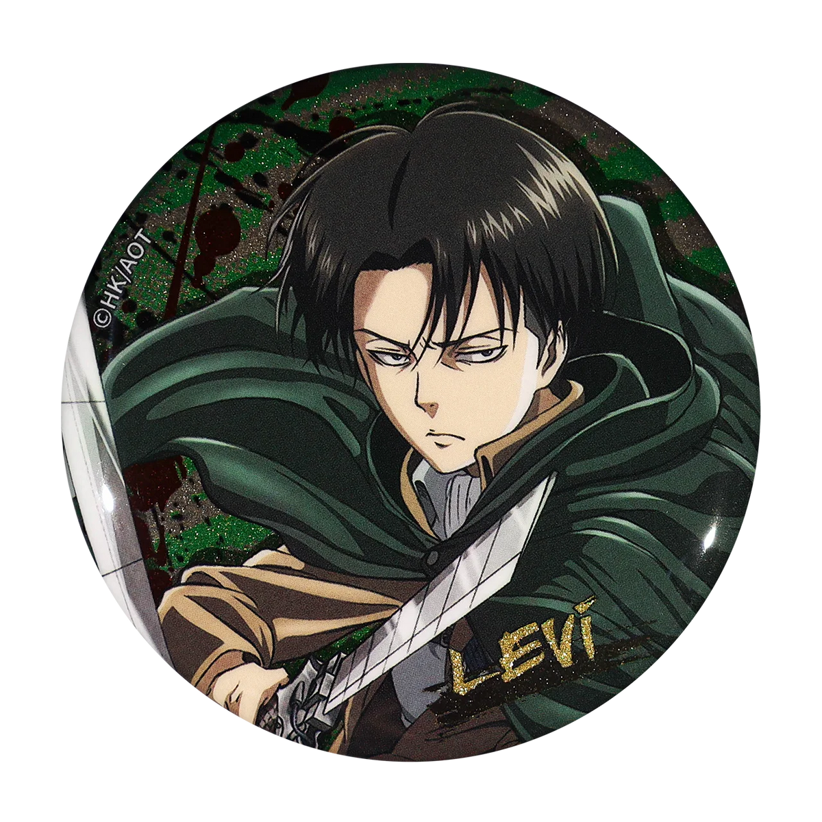 58mm Anime Attack on Titan Eren Jaeger Nanaba Hange Zoe Annie Leonhart Cosplay COSTUME Badge Pin SPTE Tinplate Brooch﻿ Xmas Prop