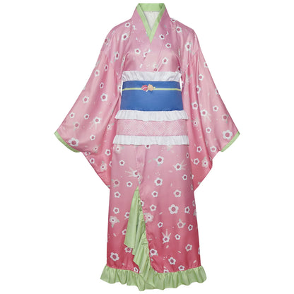 Demon Slayer Kanroji Mitsuri Kimono Costume