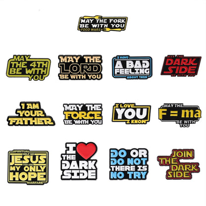 Food Wars May The Fork Be With You Enamel Pin