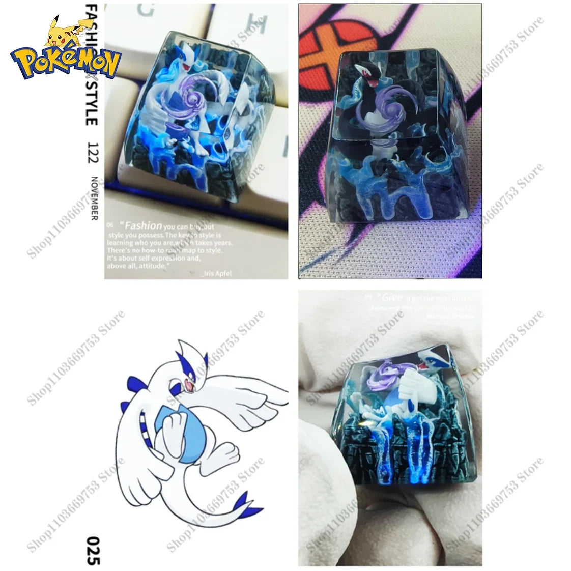 Pokemon Giratina Resin Keycaps