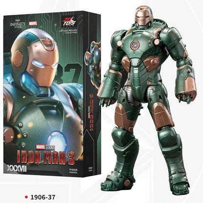 ZD Toys Marvel Studios Iron Man MK3 Action Figure MK35 MK24 MK40 MK38 Tony Stark Ironman Figure Action Collect Toy Gift