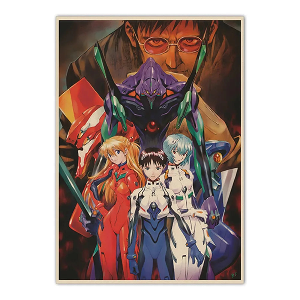 Neon Genesis Evangelion Shinji Canvas Print