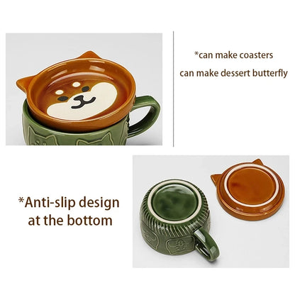 Japanese Cartoon Cat Mug