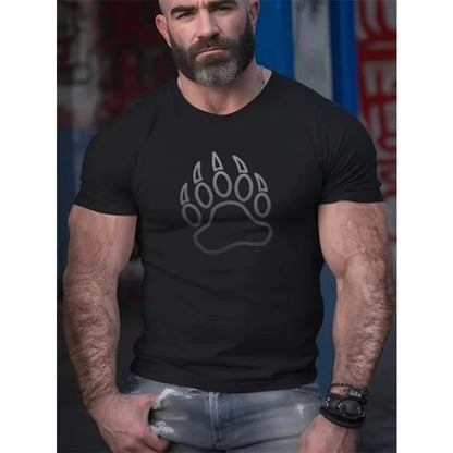 Bear Seal Graphic T Shirt For Men Cute Cool Animals 3D Printed Tees