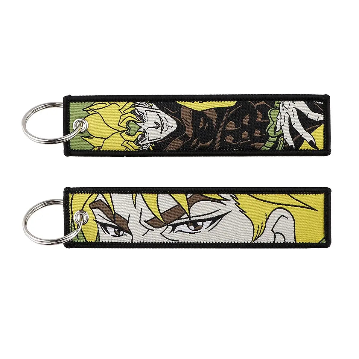 Anime Cartoon Embroidered Keychain