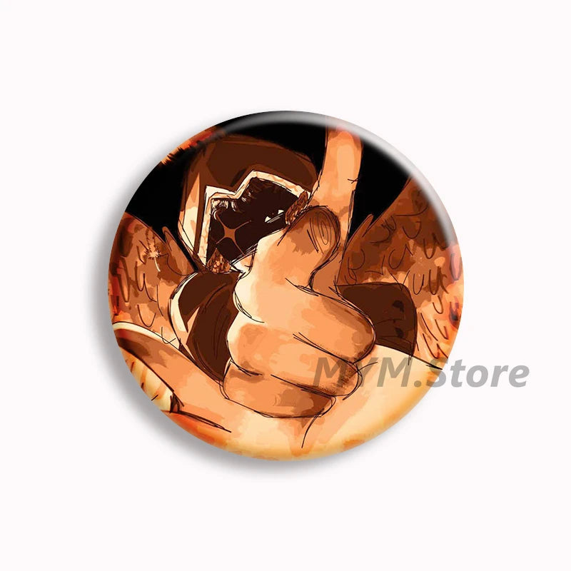 Forsaken Telamon Button Pin