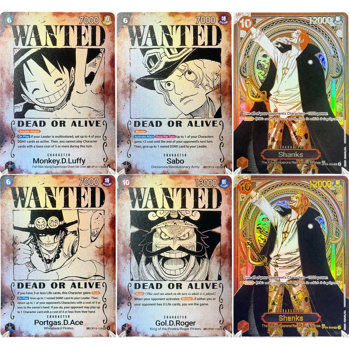 One Piece Roronoa Zoro Card Set