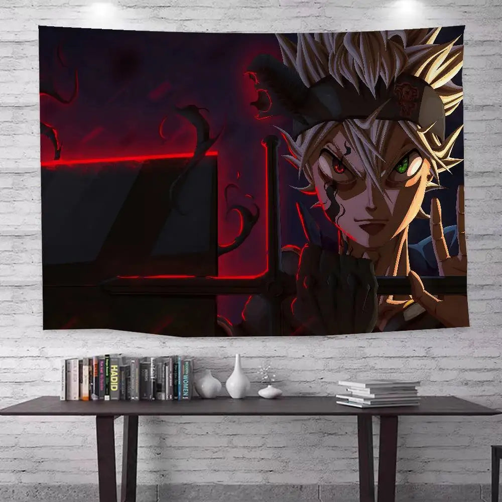 Black Clover Bohemian Tapestry