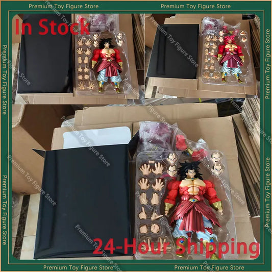 In Stock ZT Studio Figure Dragon Ball SSJ4 Broly Figurine SHF Large Special Effects Accessories Kit Action Figure Model Toy Gift